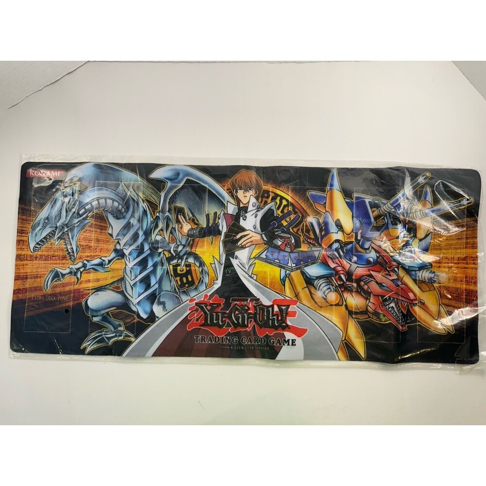 Yu-Gi-Oh! Kaiba Seto Blue-Eyes White Dragon Playmat TCG CCG Card Game Mat
